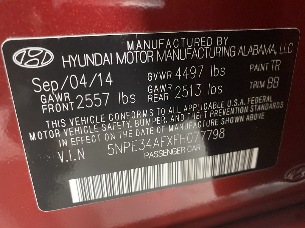 Thumbnail: 2015 Hyundai Sonata - 19