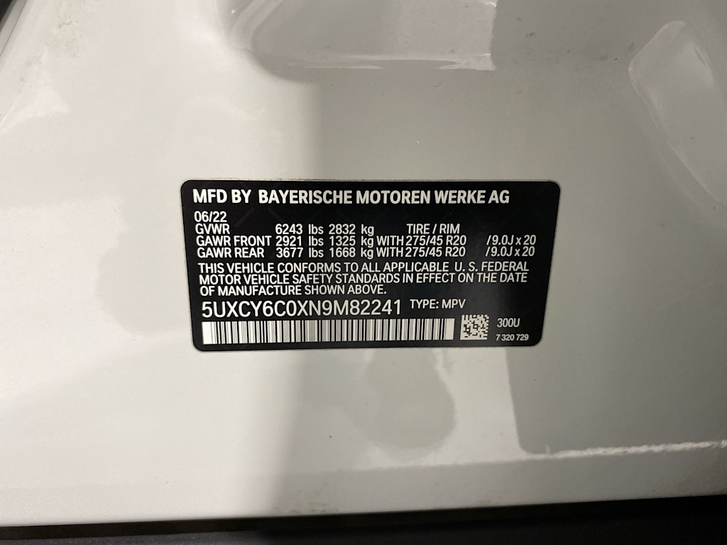 2022 BMW X6 xDrive40i 19