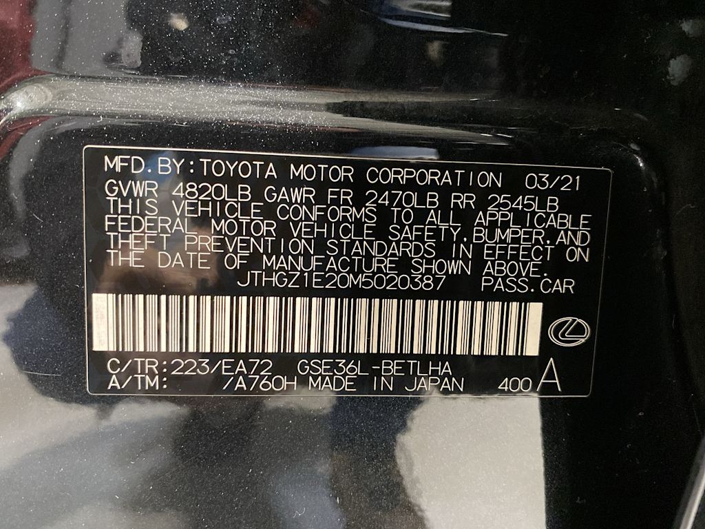 2021 Lexus IS 350 18