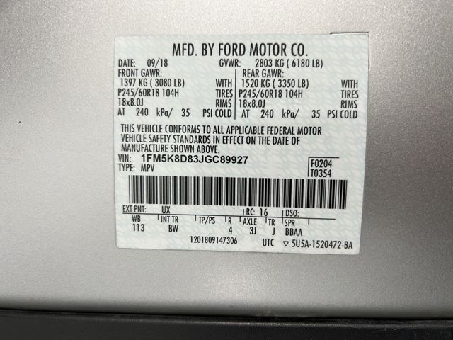 Thumbnail: 2018 Ford Explorer - 17