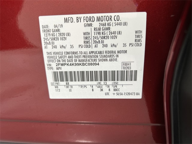 Thumbnail: 2019 Ford Edge - 20