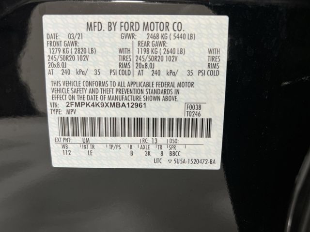 Thumbnail: 2021 Ford Edge - 19