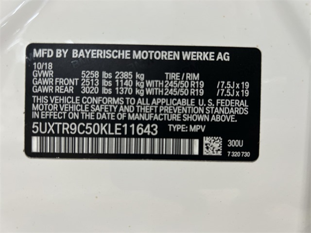 2019 BMW X3 xDrive30i 18