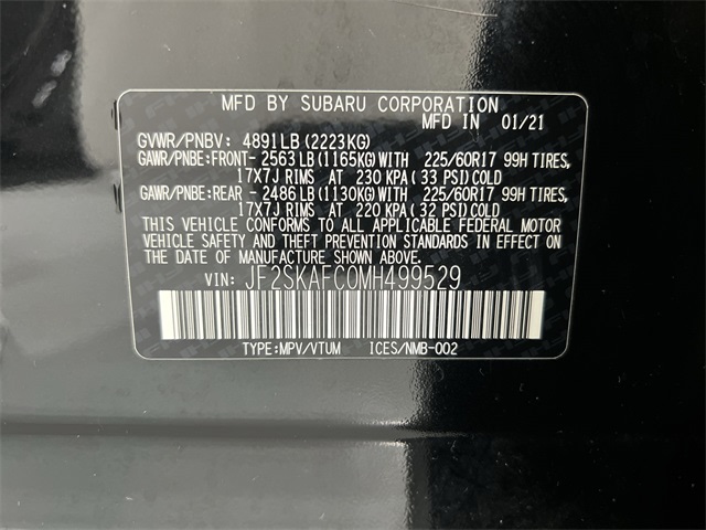 Thumbnail: 2021 Subaru Forester - 19