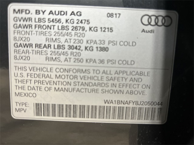 2018 Audi Q5 Premium Plus 19