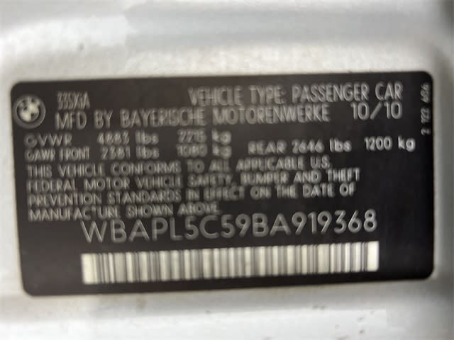 Thumbnail: 2011 BMW 3 Series - 19