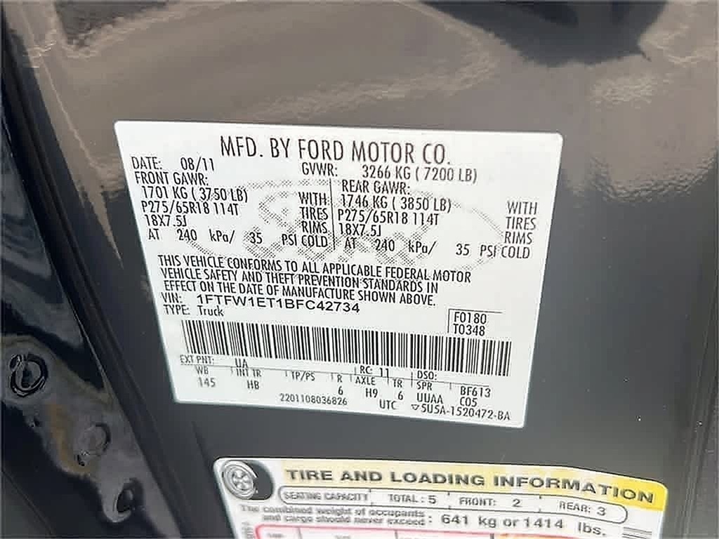 2011 Ford F-150 Lariat 11