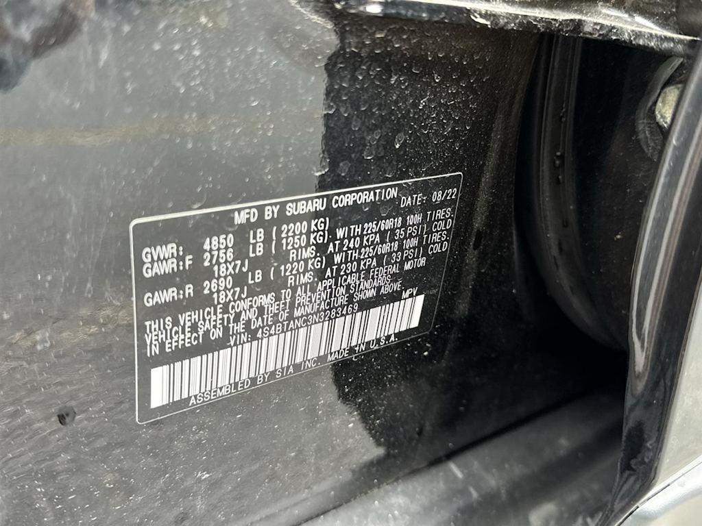 2022 Subaru Outback Limited 14