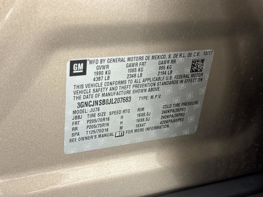 Thumbnail: 2018 Chevrolet Trax - 14