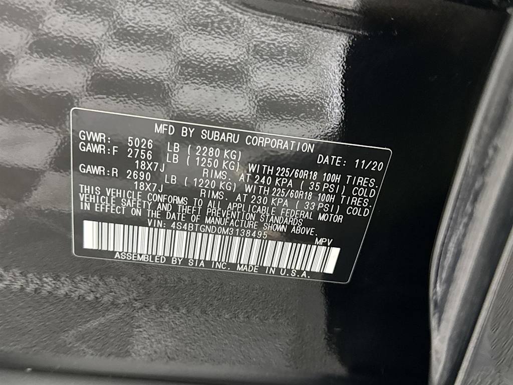 2021 Subaru Outback Limited 15