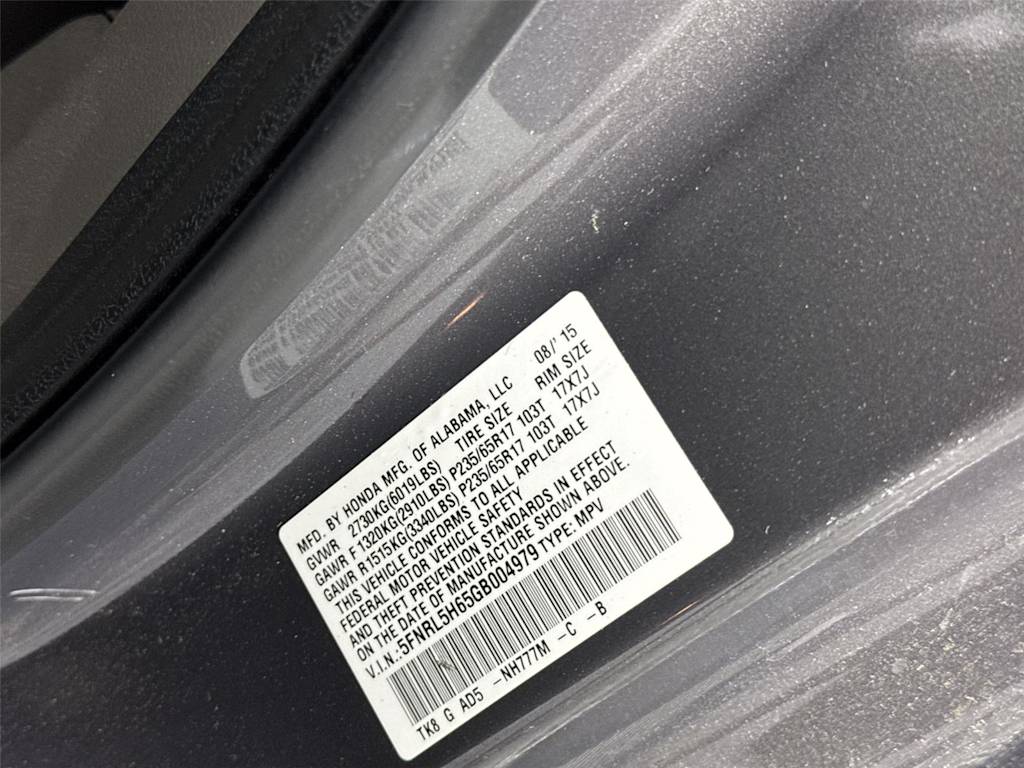 Thumbnail: 2016 Honda Odyssey - 11