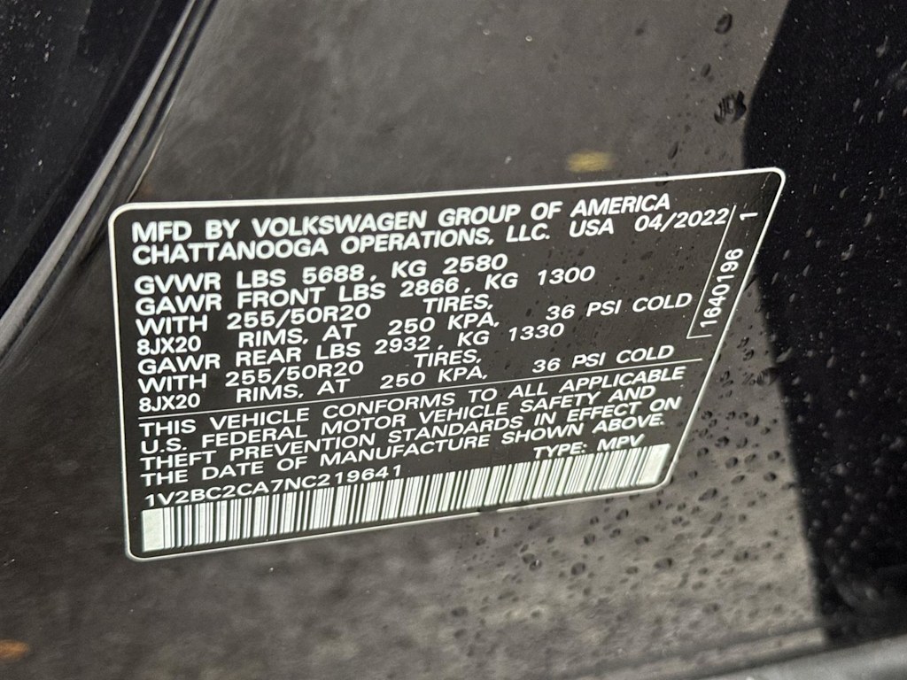 Thumbnail: 2022 Volkswagen Atlas - 30