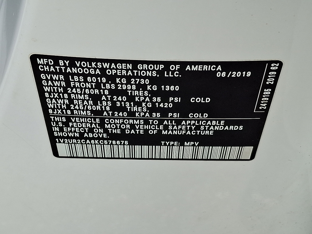 Thumbnail: 2019 Volkswagen Atlas - 13