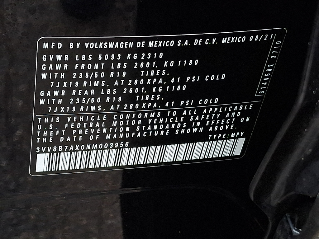 Thumbnail: 2022 Volkswagen Tiguan - 13