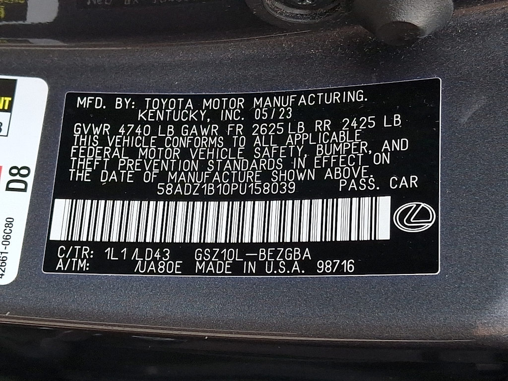 2023 Lexus ES 350 - Photo 13