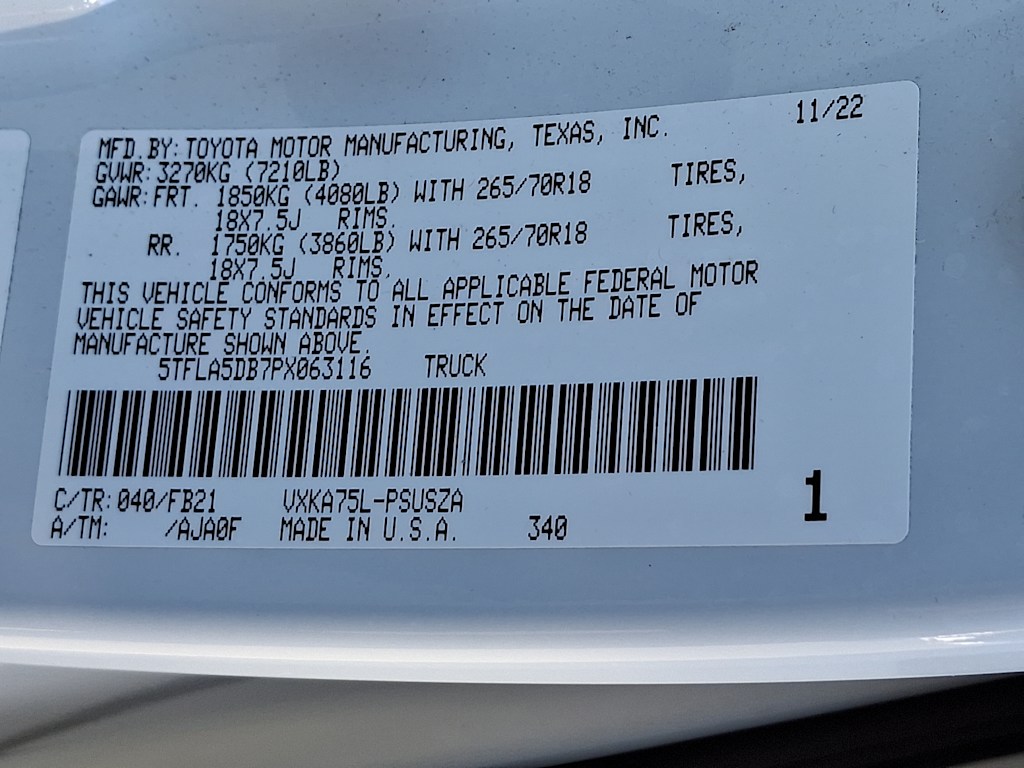 2023 Toyota Tundra SR5 12