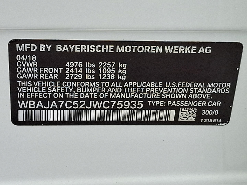 Thumbnail: 2018 BMW 5 Series - 13