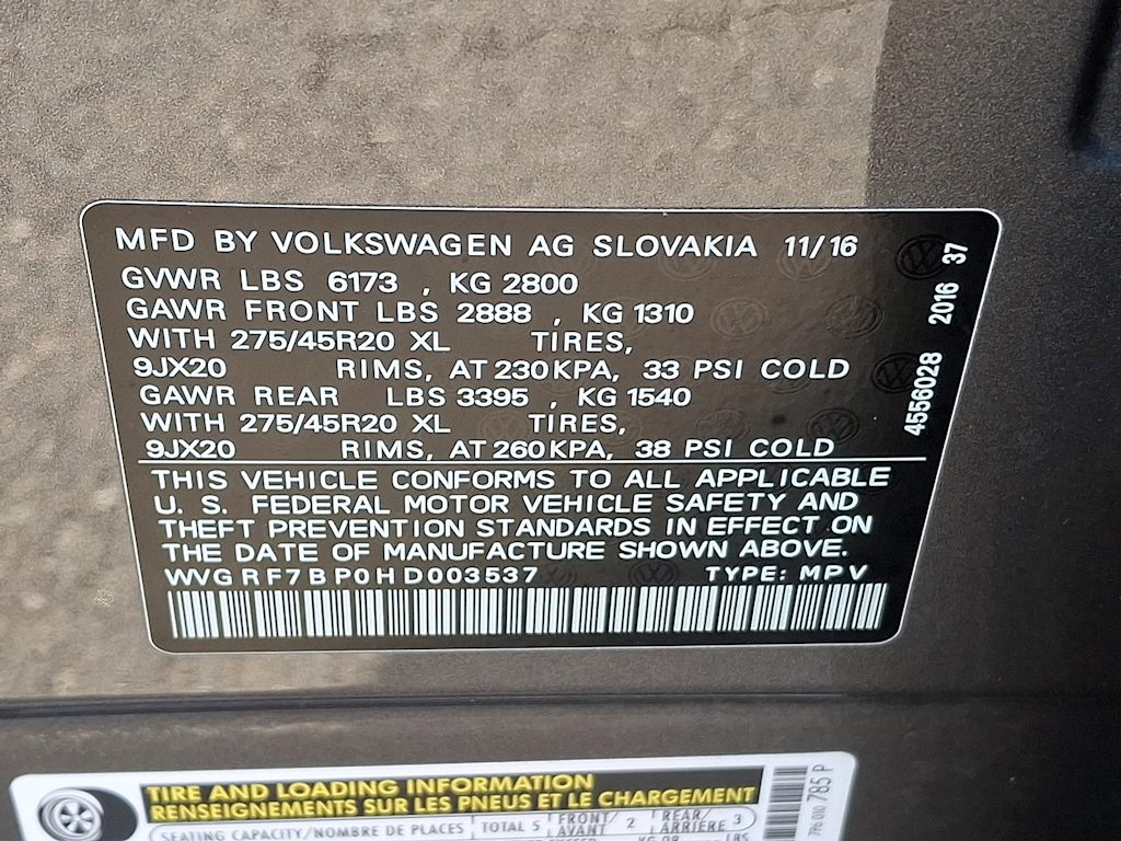 Thumbnail: 2017 Volkswagen Touareg - 14