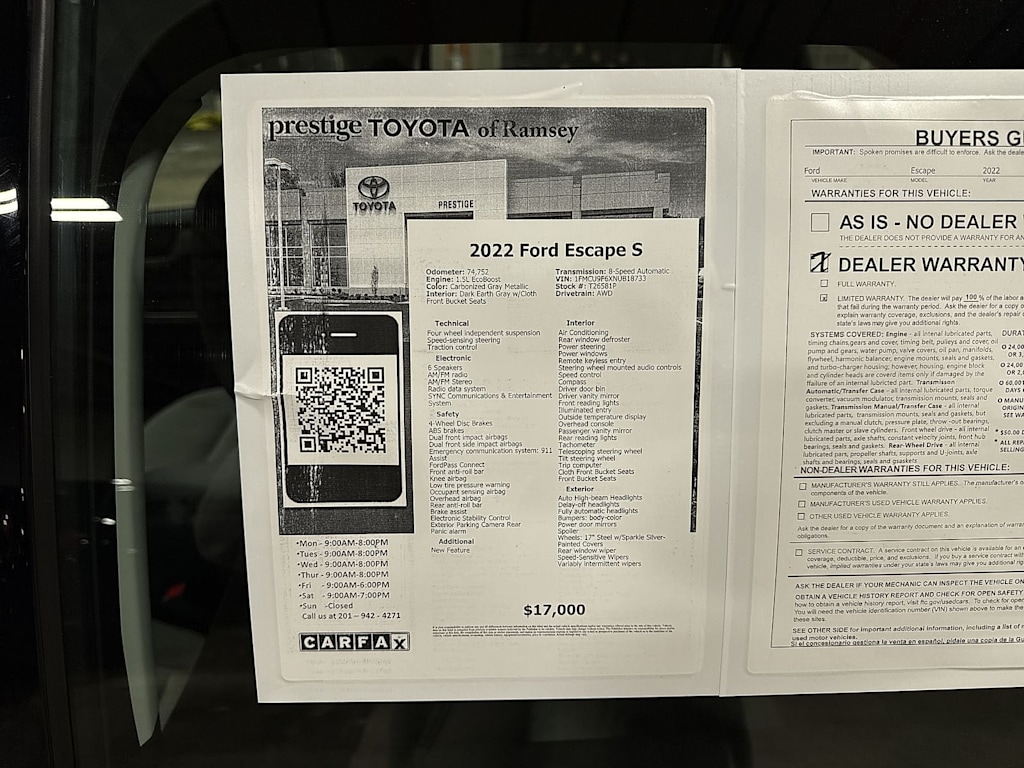 Thumbnail: 2022 Ford Escape - 17
