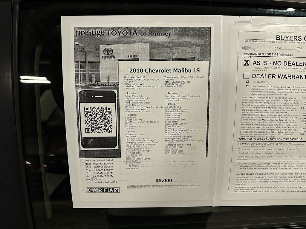 Thumbnail: 2010 Chevrolet Malibu - 11