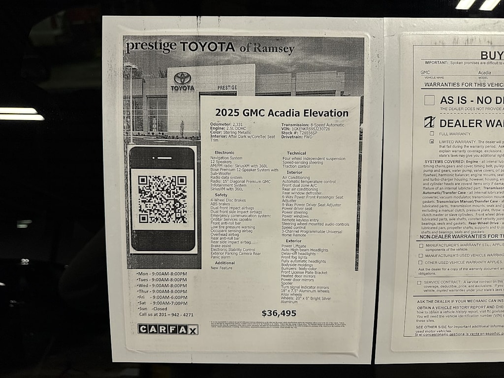 Thumbnail: 2025 GMC Acadia - 16