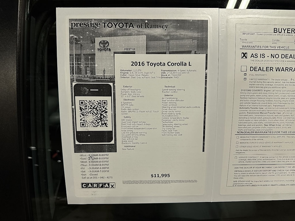 Thumbnail: 2016 Toyota Corolla - 17