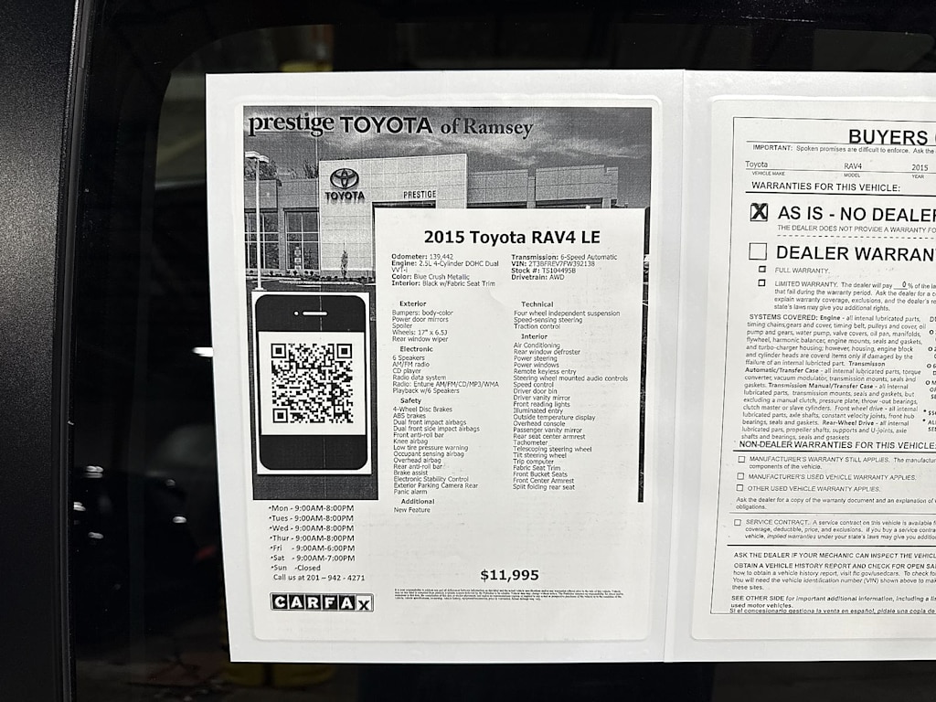 Thumbnail: 2015 Toyota RAV4 - 12