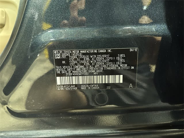 2012 Toyota RAV4 Limited 22