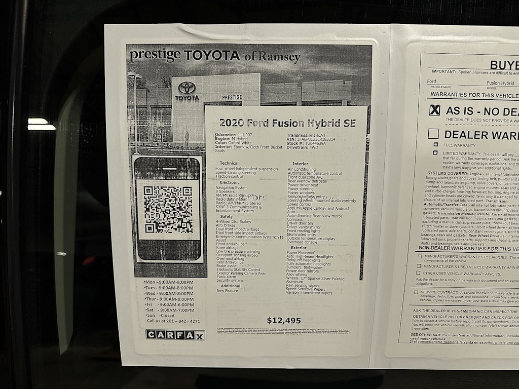 Thumbnail: 2020 Ford Fusion - 16