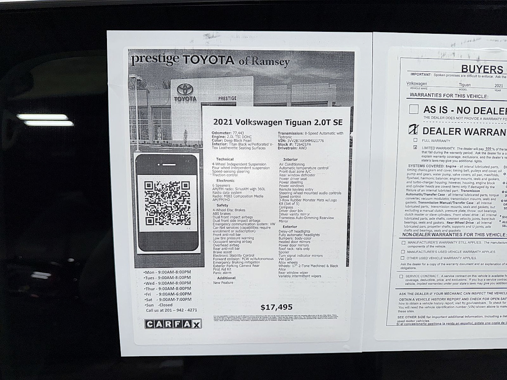 Thumbnail: 2021 Volkswagen Tiguan - 18