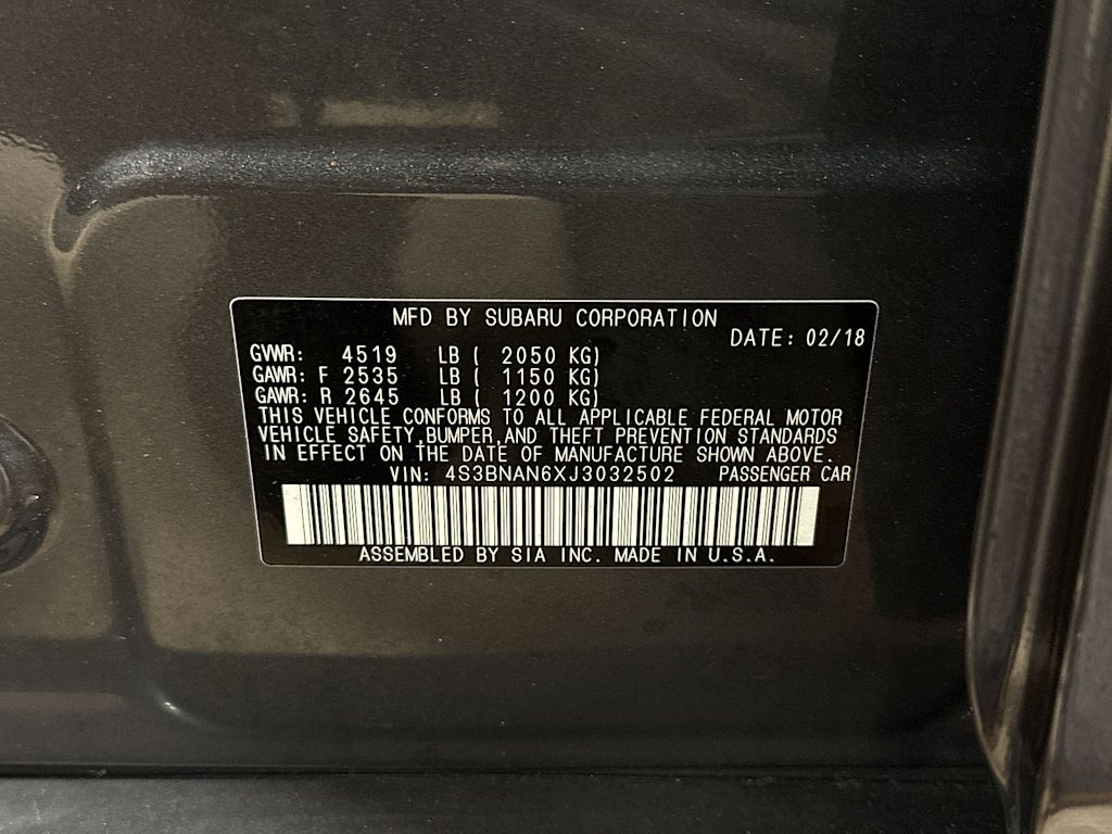 Thumbnail: 2018 Subaru Legacy - 17