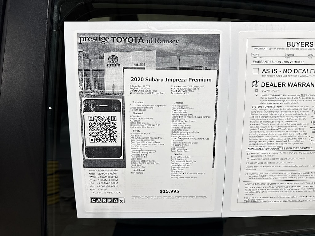 Thumbnail: 2020 Subaru Impreza - 17