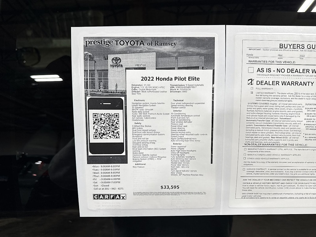 Thumbnail: 2022 Honda Pilot - 19