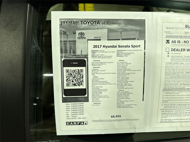 Thumbnail: 2017 Hyundai Sonata - 16