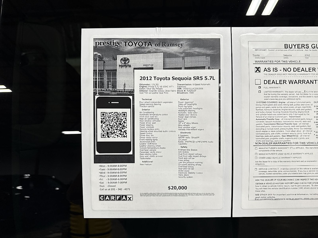 Thumbnail: 2012 Toyota Sequoia - 17