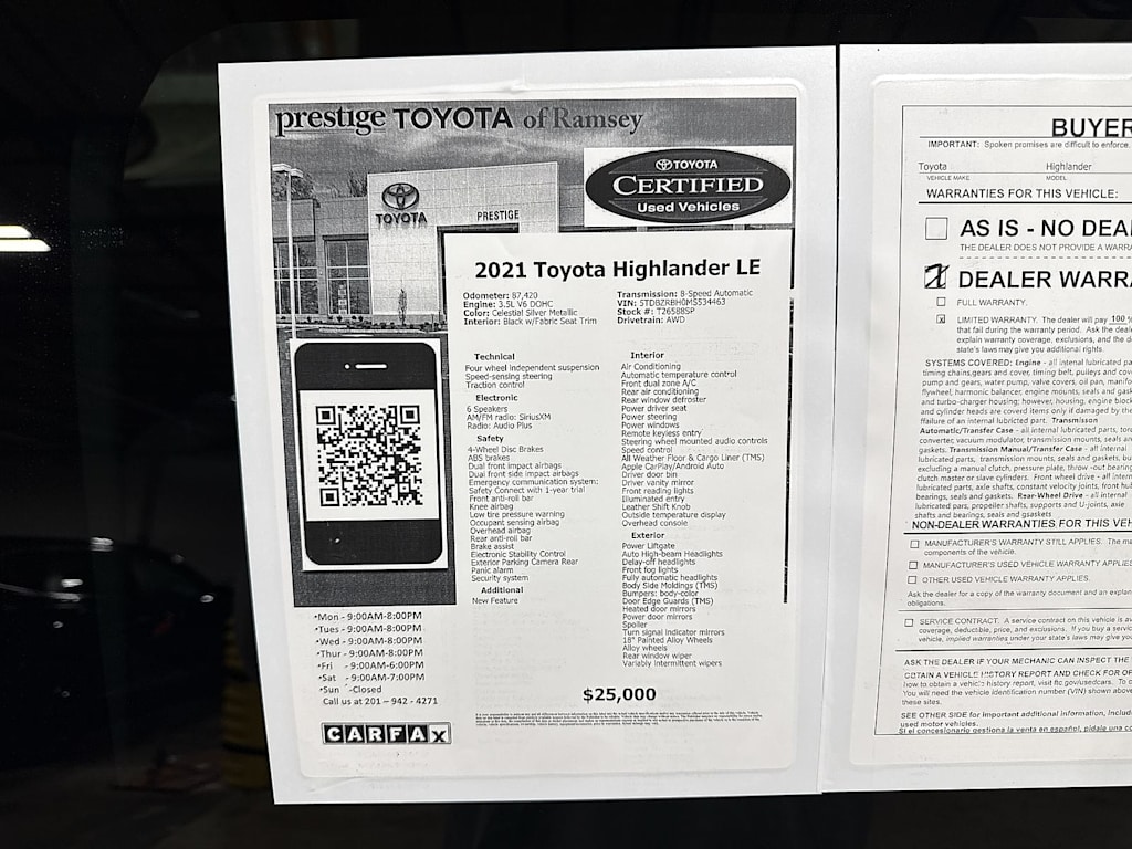 Thumbnail: 2021 Toyota Highlander - 17