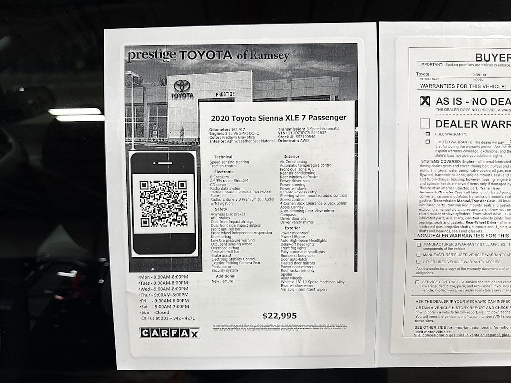 Thumbnail: 2020 Toyota Sienna - 13