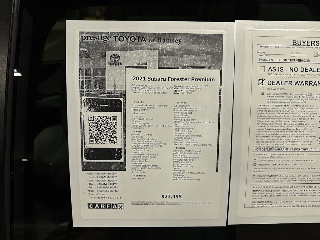 Thumbnail: 2021 Subaru Forester - 18