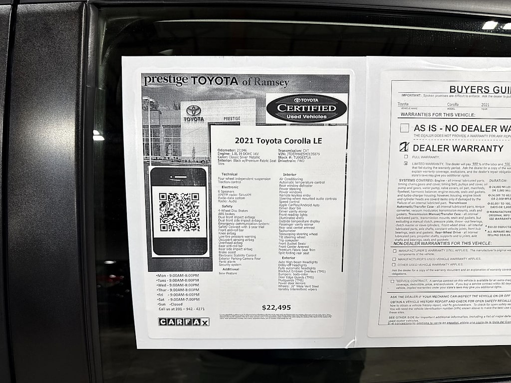 Thumbnail: 2021 Toyota Corolla - 16
