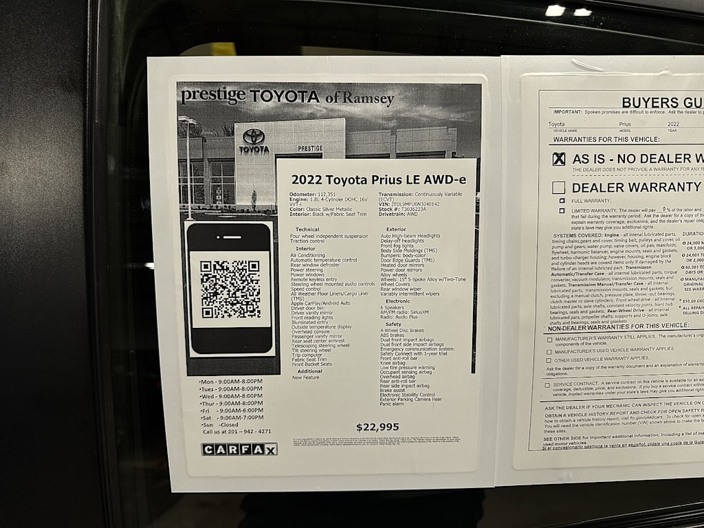 Thumbnail: 2022 Toyota Prius - 12