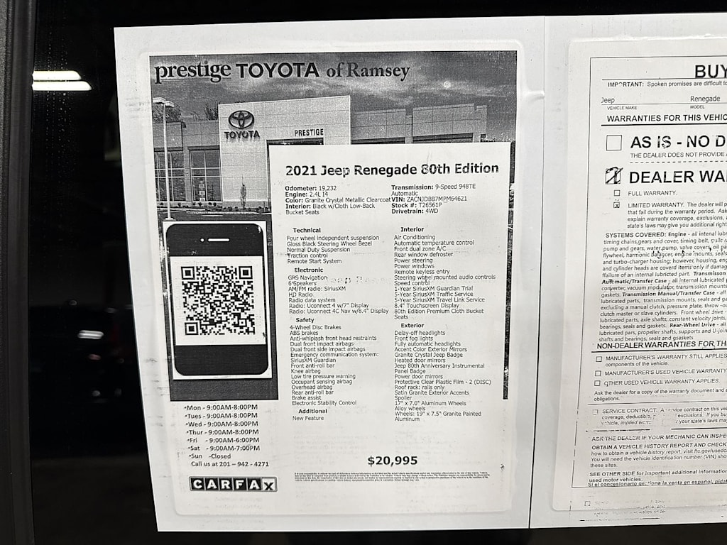 Thumbnail: 2021 Jeep Renegade - 15