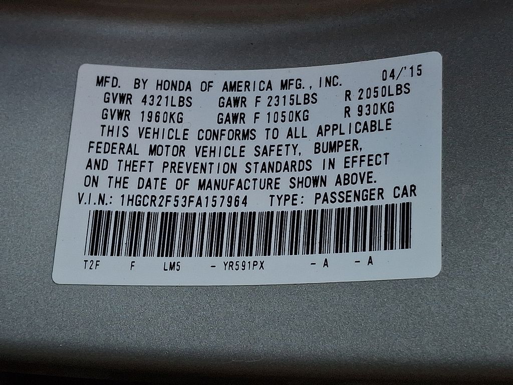 Thumbnail: 2015 Honda Accord - 28