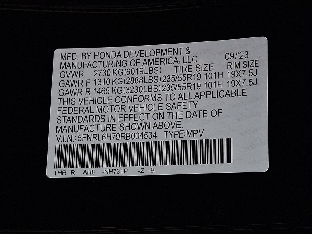 Thumbnail: 2024 Honda Odyssey - 11