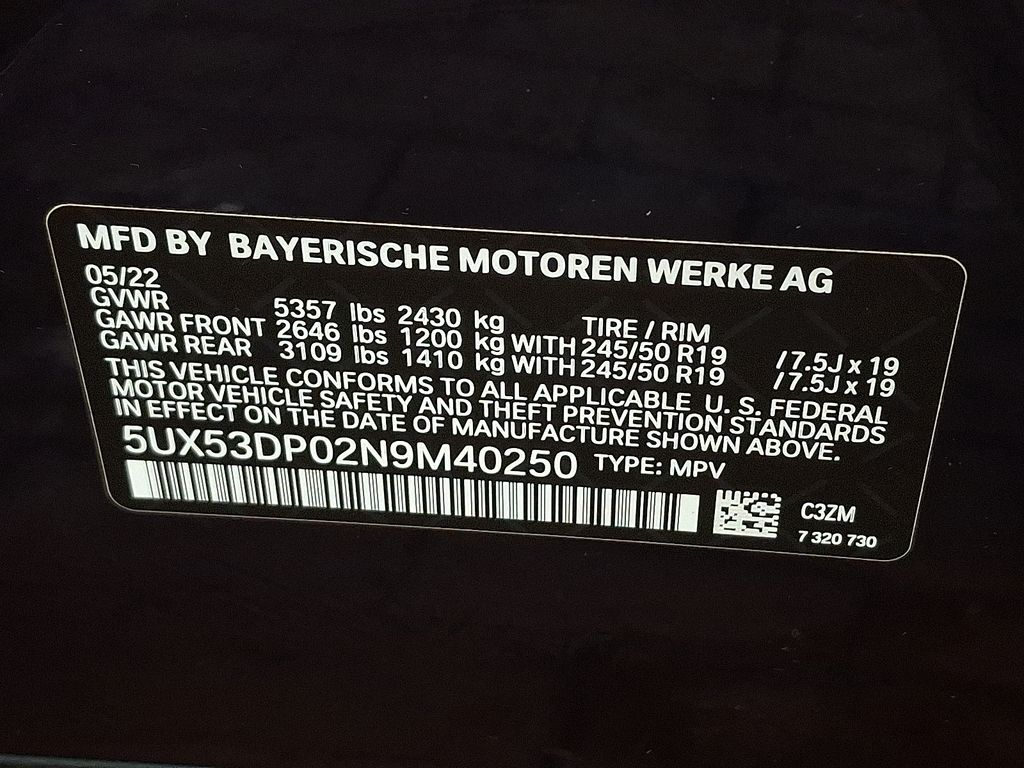 2022 BMW X3 xDrive30i 13
