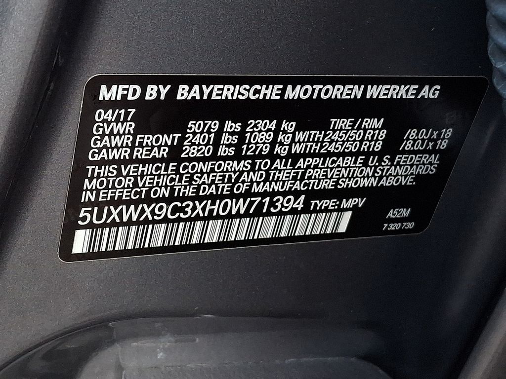 Thumbnail: 2017 BMW X3 - 13