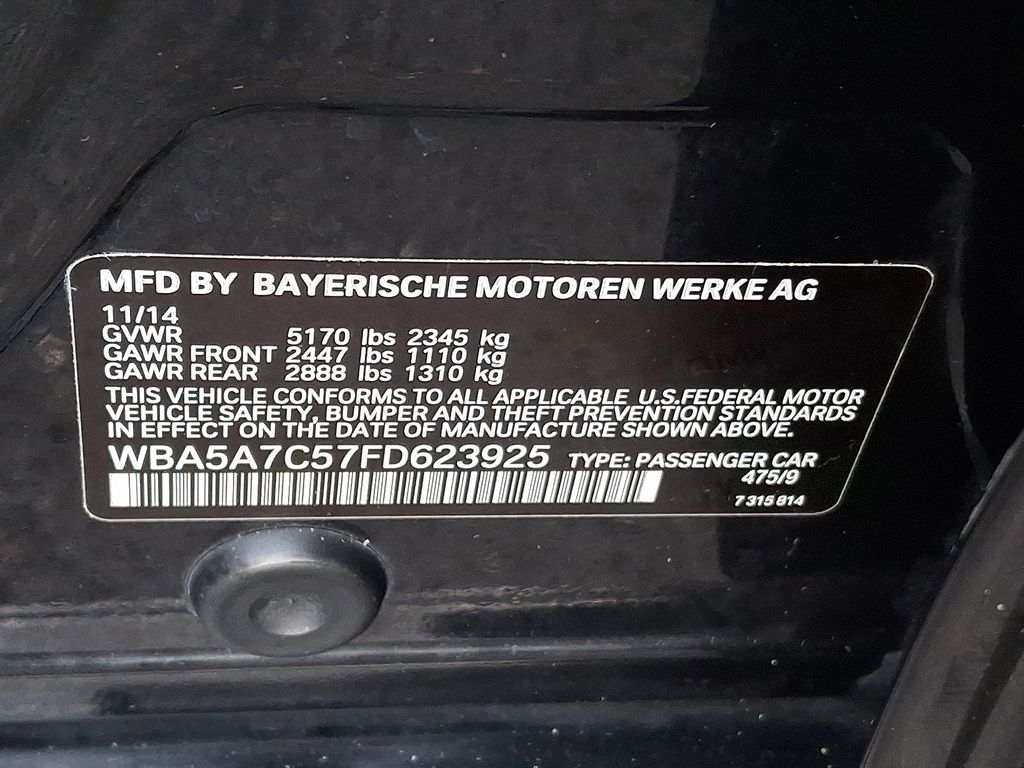 Thumbnail: 2015 BMW 5 Series - 12