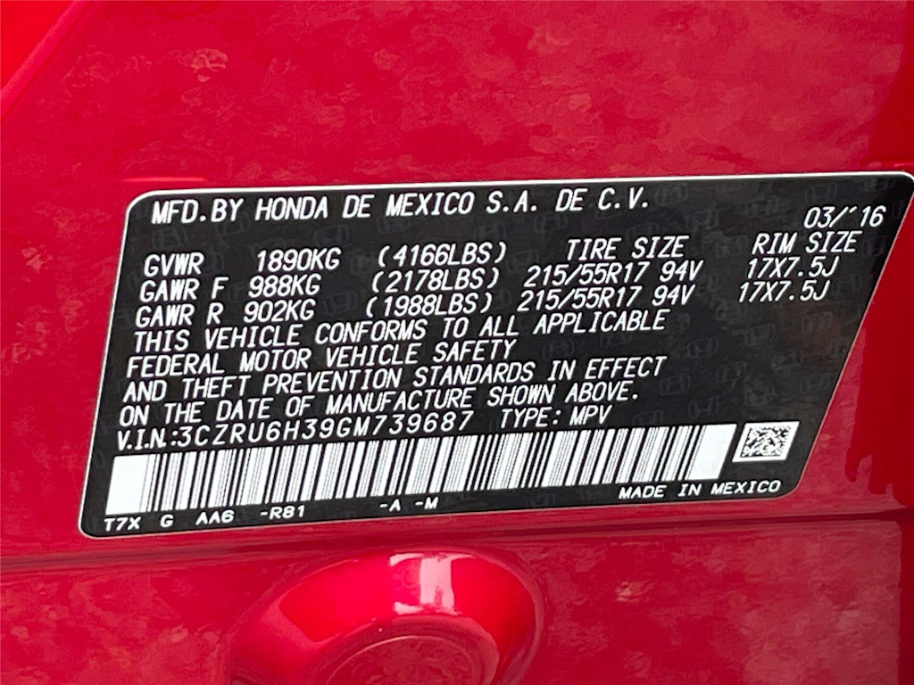Thumbnail: 2016 Honda HR-V - 16