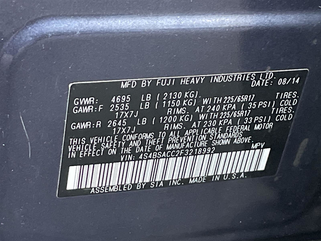 Thumbnail: 2015 Subaru Outback - 17