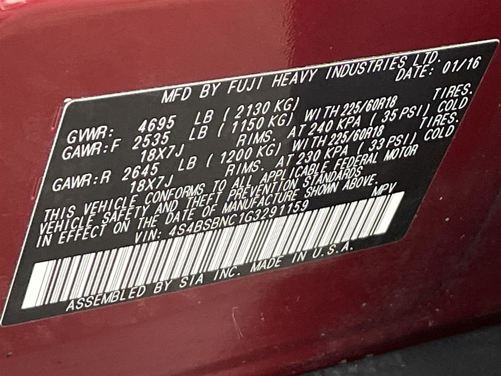 Thumbnail: 2016 Subaru Outback - 17