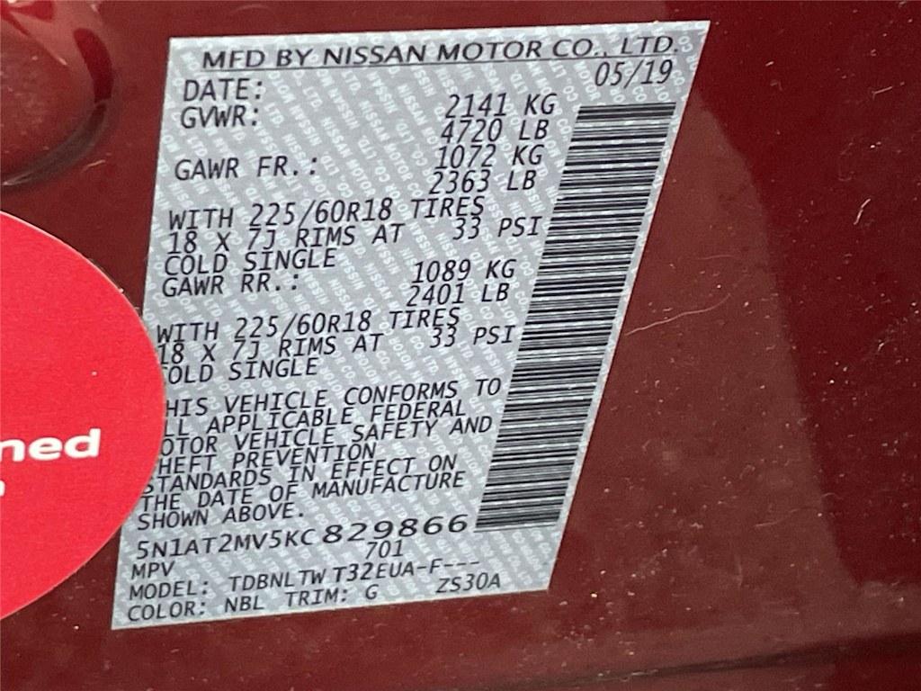 Thumbnail: 2019 Nissan Rogue - 18